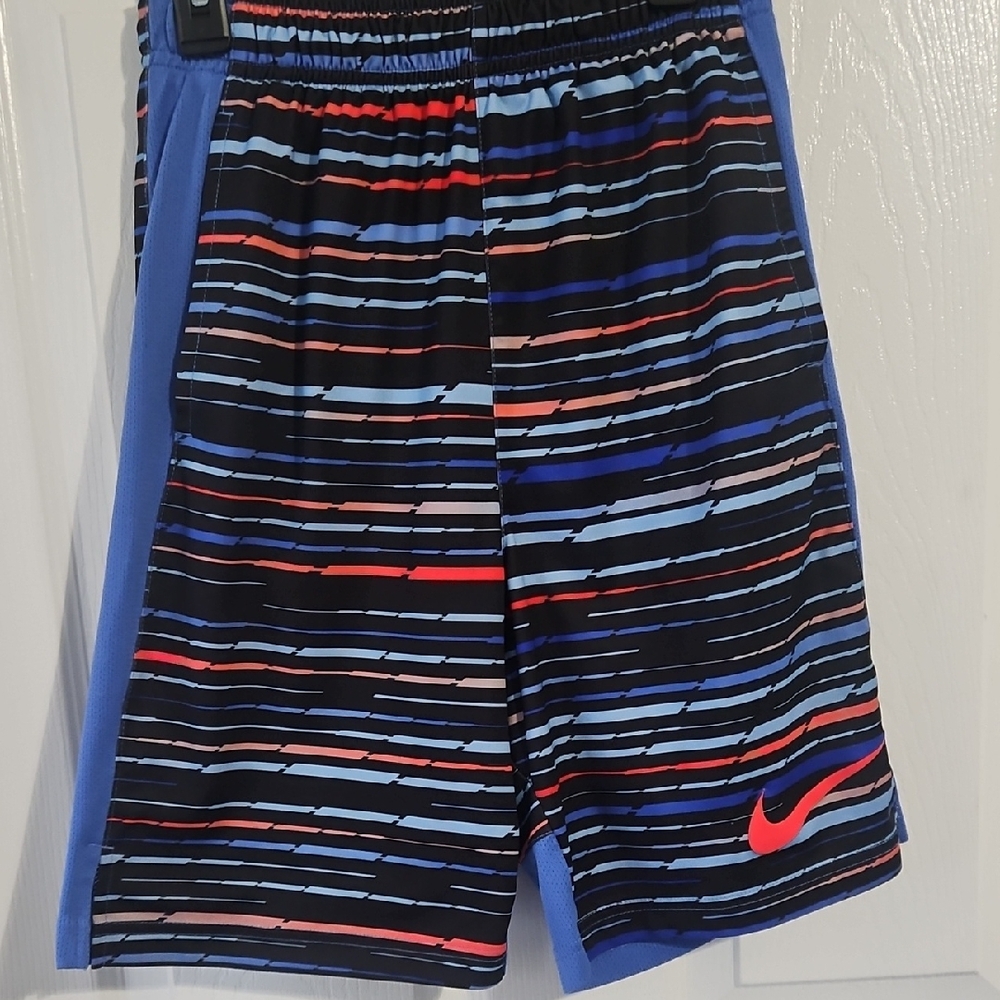 Nike Dri-FIT Blue and Black Shorts #4